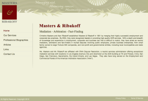 Masters & Ribakoff