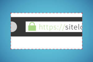 secure website padlock illustration